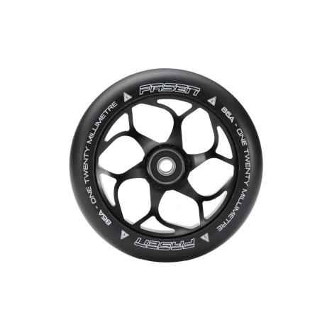 Fasen - 120mm 6 Spoke Wheel Black - Pair £55.00